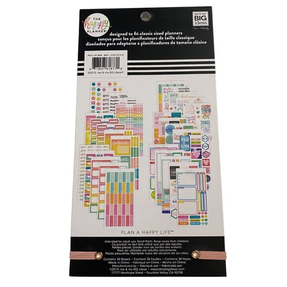 The Happy Planner Sticker Book Lot of 2 Encouragement Quotes - Picture 2 of 4